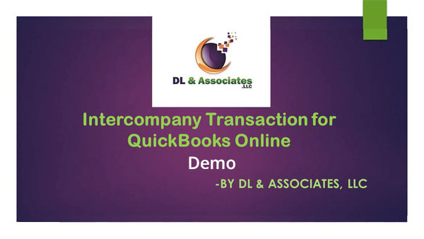 View a video of Intercompany Transactrion for Quickbooks Online App Demo