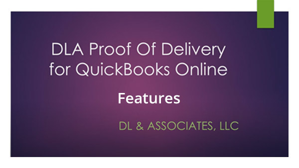 View video of Proof of Delivery Quickbooks App features
